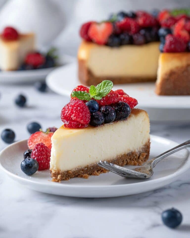 Berry Ricotta Cheesecake Recipe