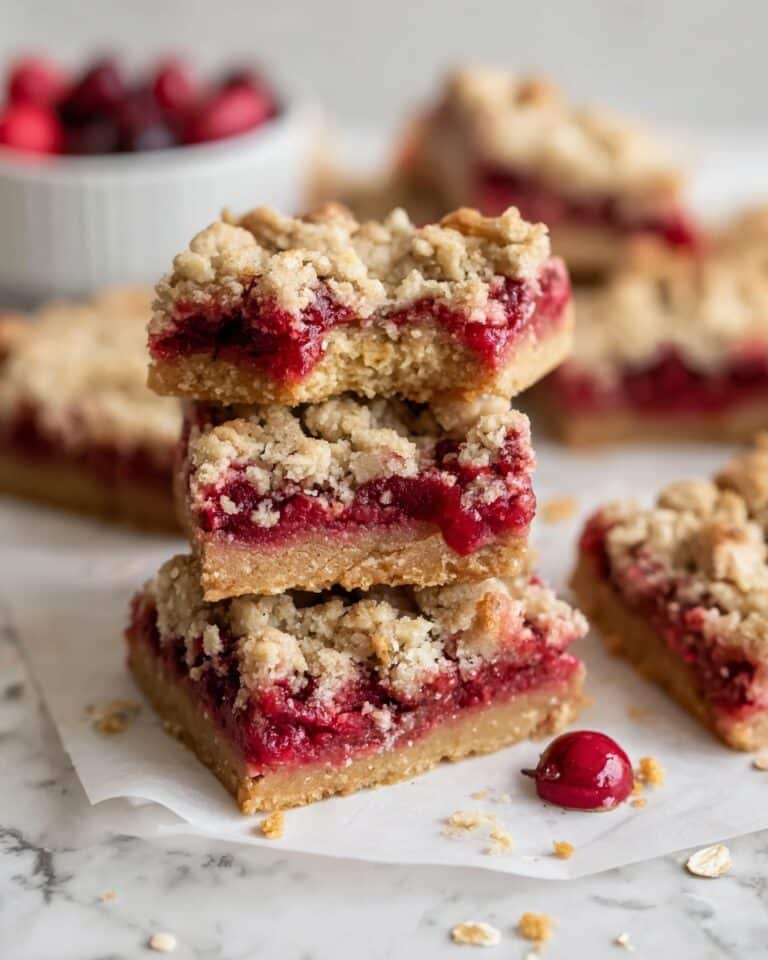 Cranberry Crumble Bars Recipe