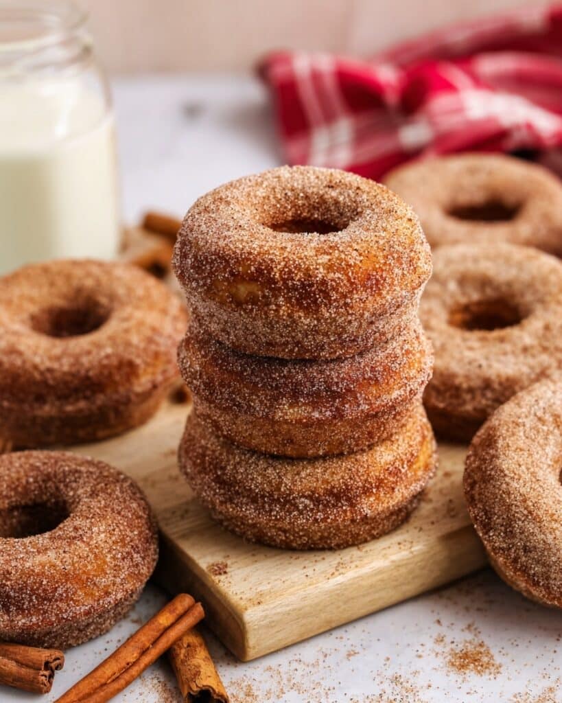 Baked Cinnamon Spice Donuts Recipe
