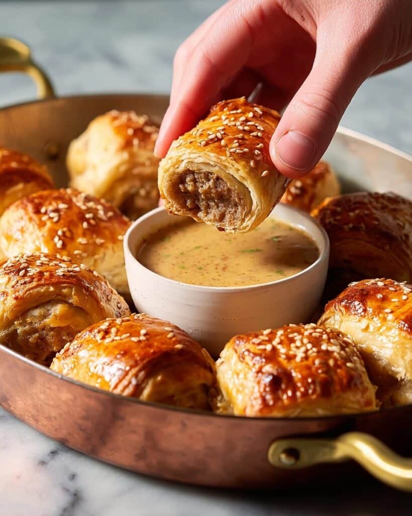 Turkey Apple Sausage Rolls Recipe