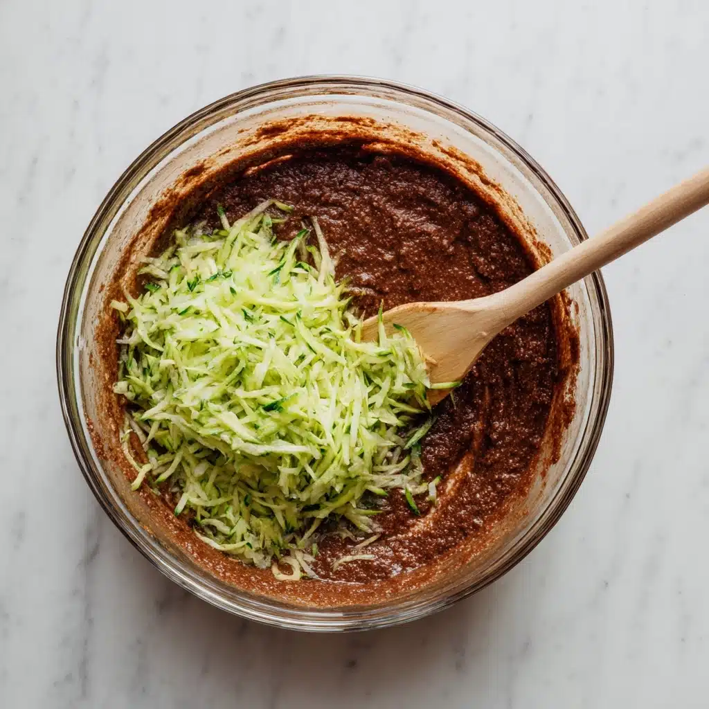 Bowl Chocolate Zucchini Bread Recipe - Recipe Image