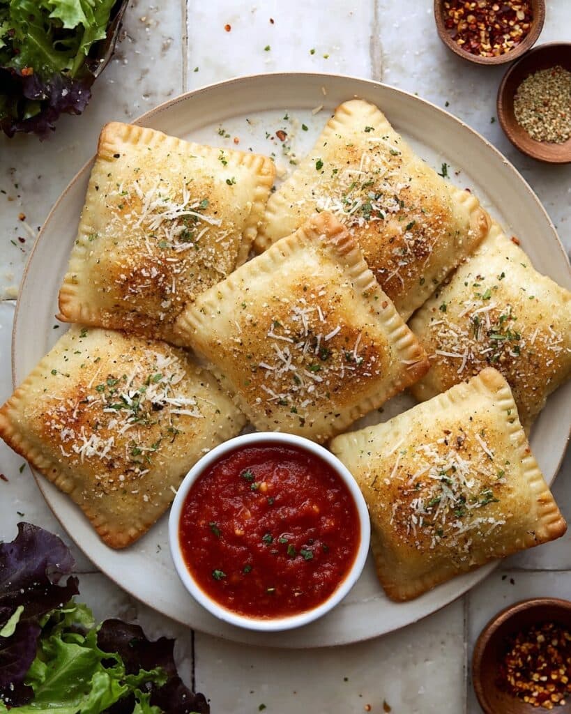 Cheesy Chicken Pizza Pockets Recipe
