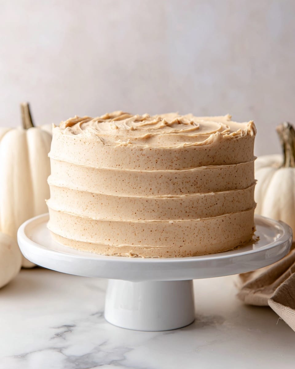 Pumpkin Cake with Cinnamon Frosting: Cozy Fall Dessert