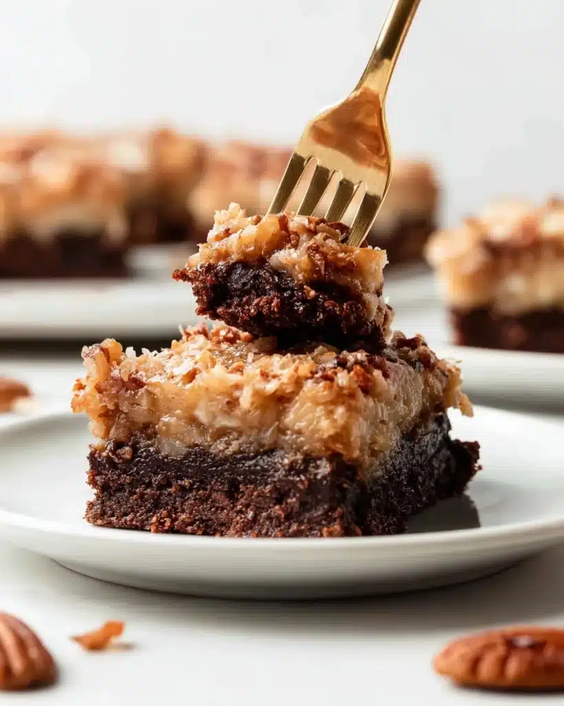 German Chocolate Brownies Recipe