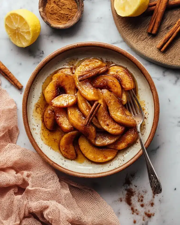 Caramelized Cinnamon-Spiced Pears (8 Minutes!) Recipe