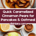 Caramelized Cinnamon-Spiced Pears (8 Minutes!) Recipe