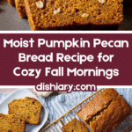 Pumpkin Pecan Bread Recipe