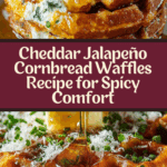 Cheddar Jalapeño Cornbread Waffles Recipe
