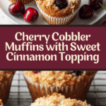 Cherry Cobbler Muffins Recipe