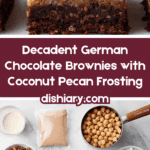 German Chocolate Brownies Recipe