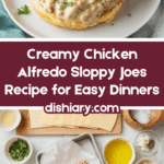 Chicken Alfredo Sloppy Joes Recipe