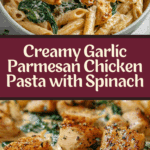 Healthy Garlic Parmesan Chicken Pasta Recipe