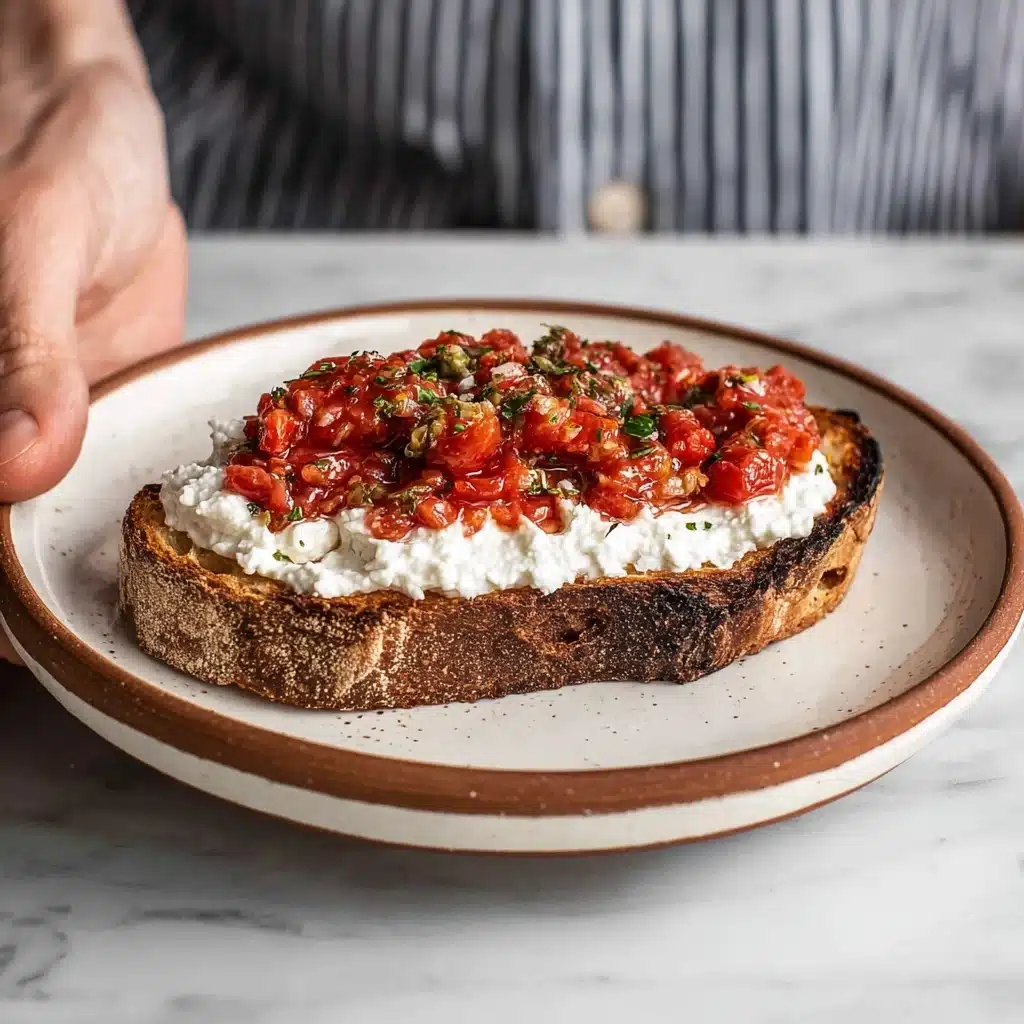 blistered cherry tomato toast Recipe - Recipe Image