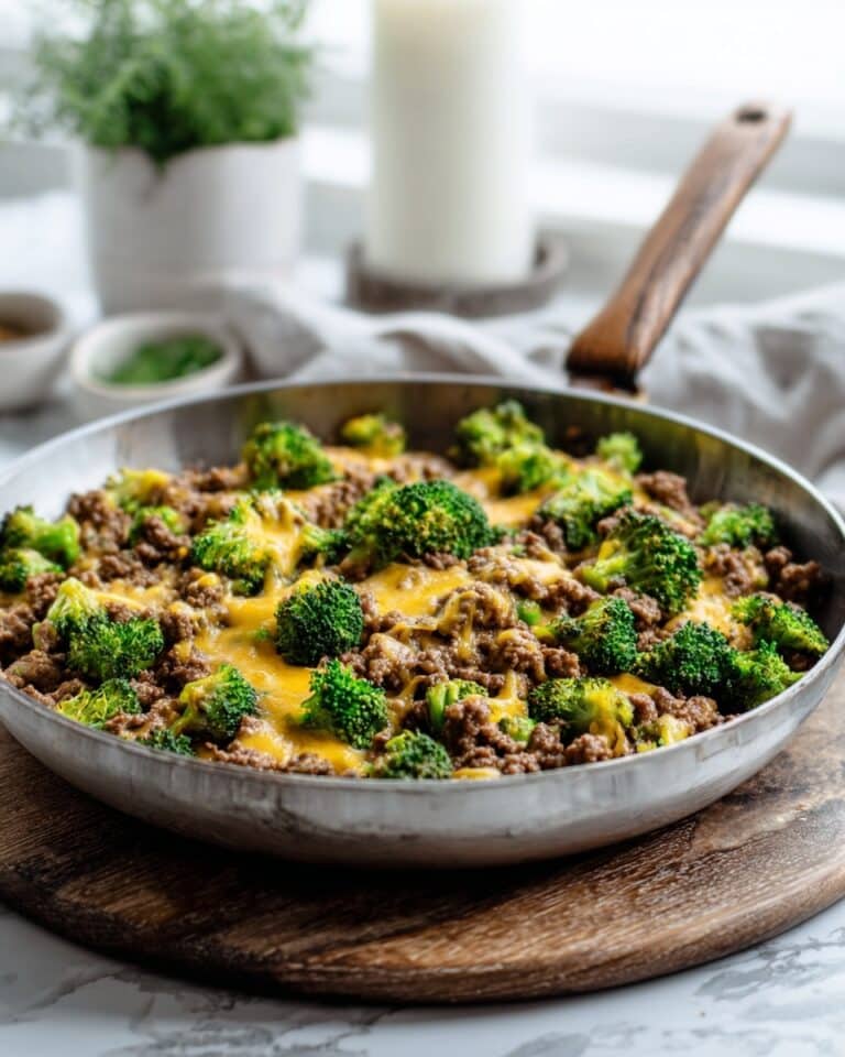 Keto Hamburger Broccoli Skillet: A Comforting Low-Carb Favorite Recipe