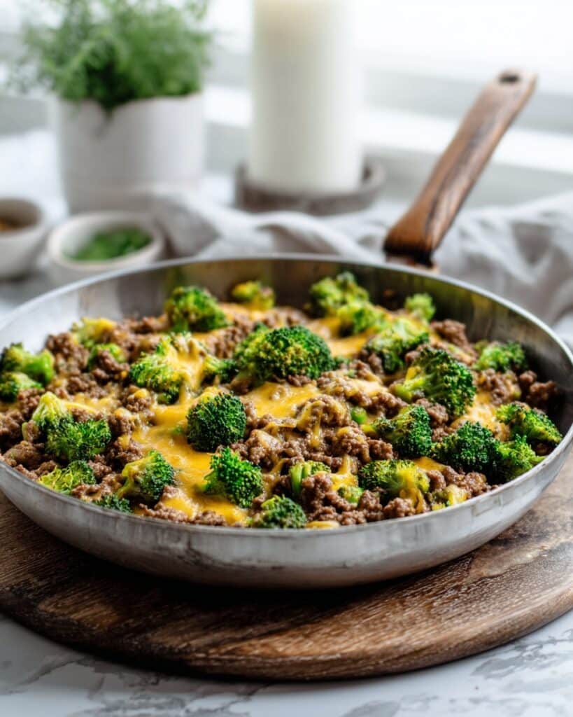 Keto Hamburger Broccoli Skillet: A Comforting Low-Carb Favorite Recipe