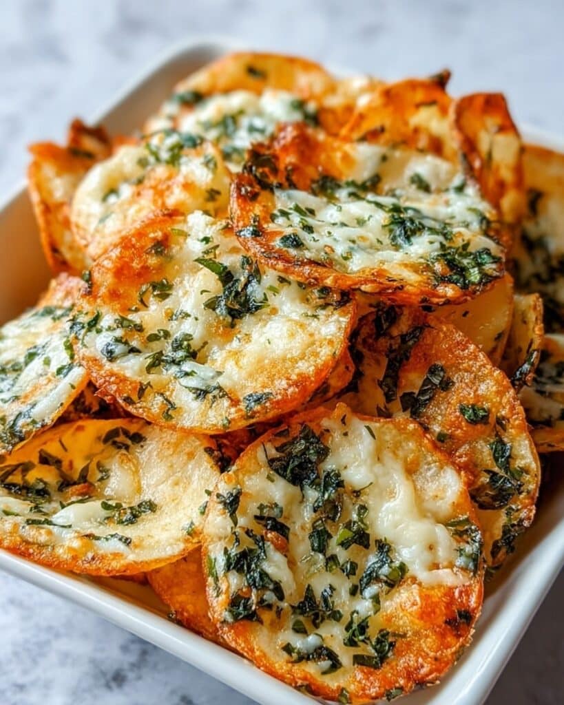 Mediterranean Spinach and Feta Cheese Crisps Recipe