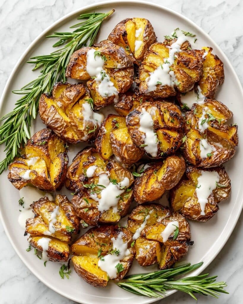 Crispy Smashed Potatoes Recipe