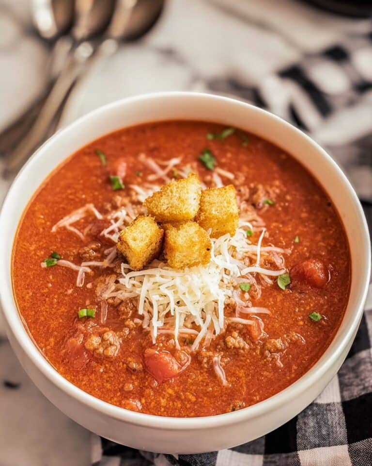 Crock Pot Pizza Soup Recipe