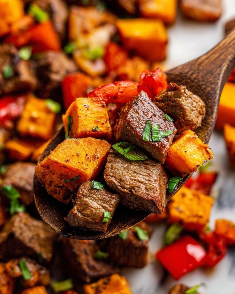 Steak and Sweet Potato Skillet Recipe