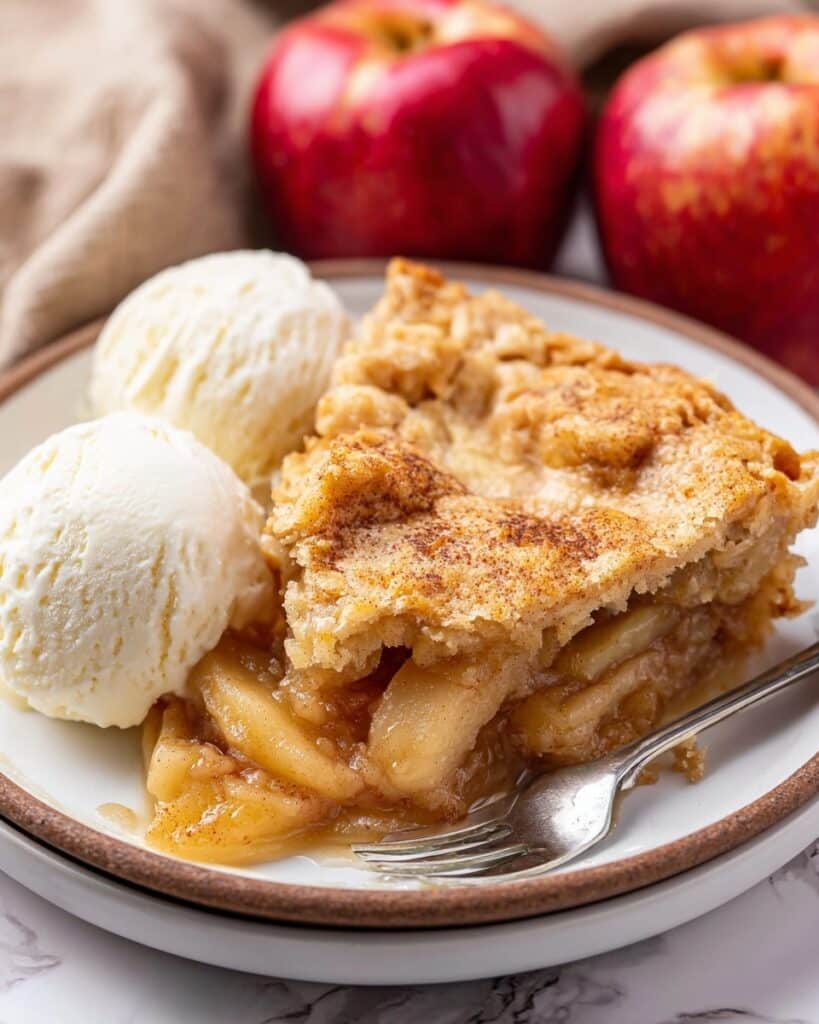 Easy Apple Cobbler with Cinnamon Topping Recipe