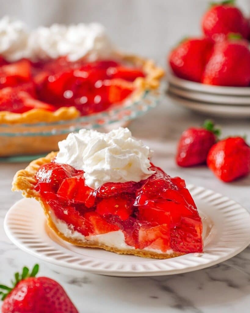Fresh Strawberry Jell-O Pie Recipe