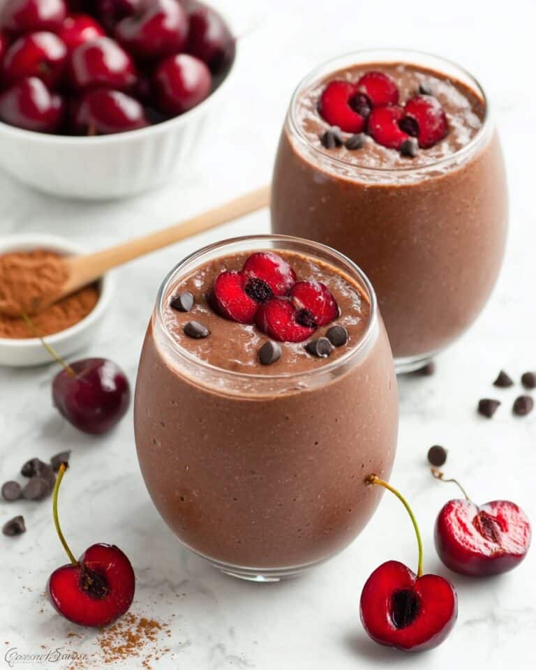 Chocolate Cherry Almond Smoothie Recipe