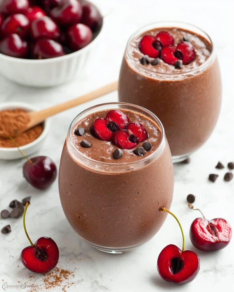 Chocolate Cherry Almond Smoothie Recipe