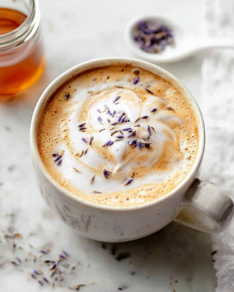 Lavender Latte (Hot or Iced) Recipe