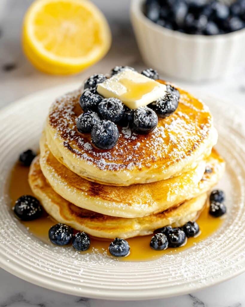 Lemon Ricotta Pancakes Recipe