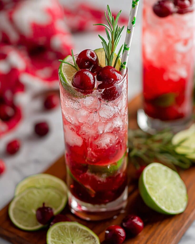 Cranberry Gin and Tonic with Rosemary Recipe