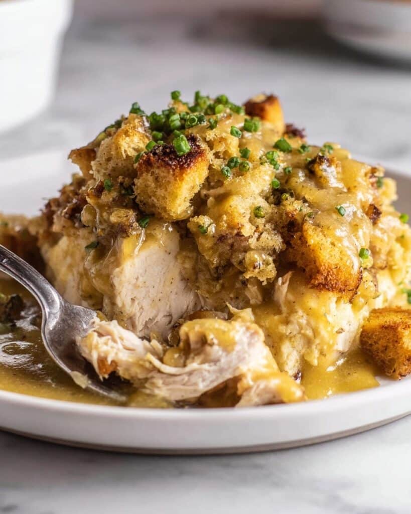 Crockpot Chicken and Stuffing Recipe