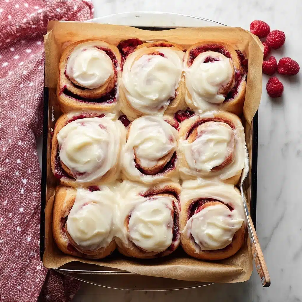 Raspberry Swirl Sweet Rolls Recipe - Recipe Image