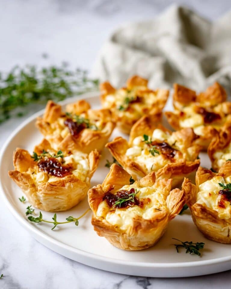 Caramelized Onion and Goat Cheese Tarts Recipe