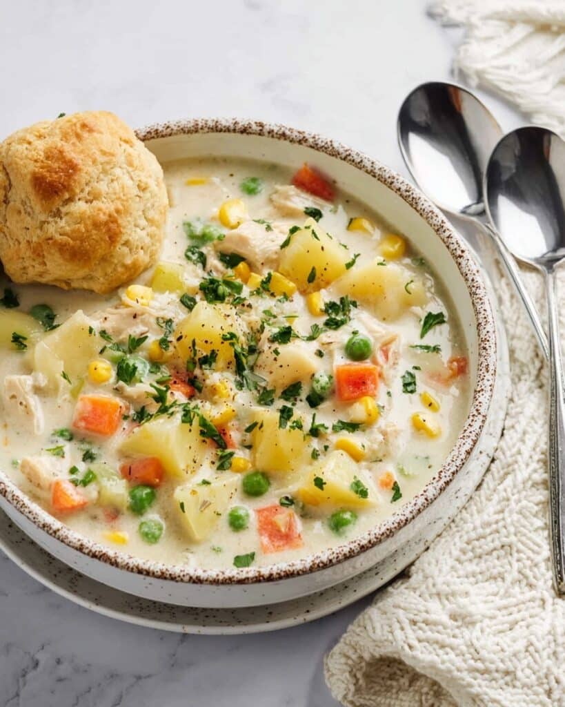 Chicken Pot Pie Soup Recipe