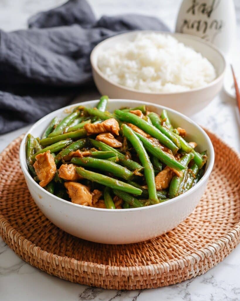 String Bean Chicken Stir-Fry Recipe