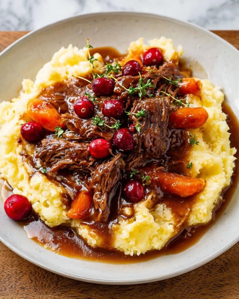 Cranberry Balsamic Roast Beef Recipe