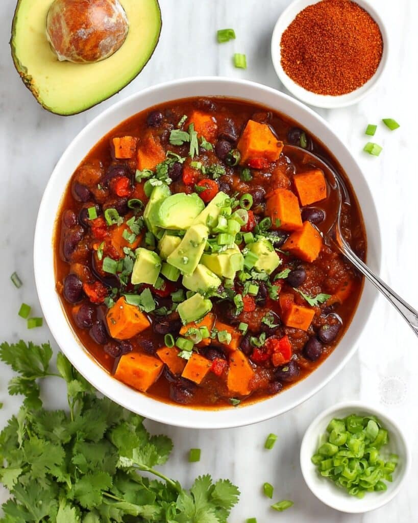Sweet Potato Black Bean Chili Recipe