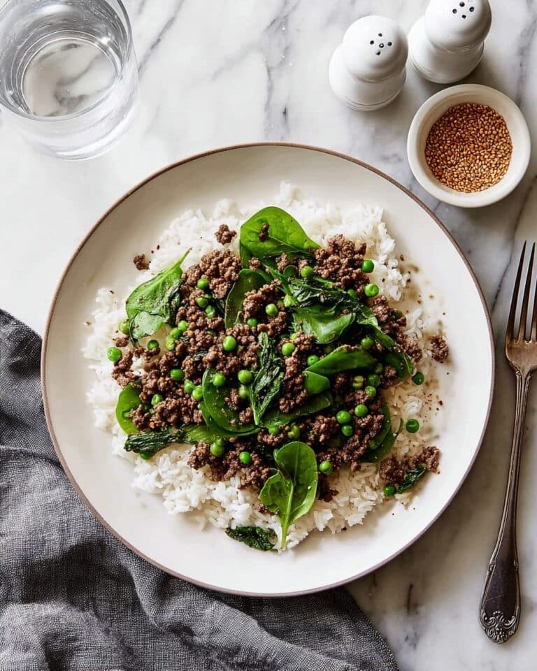 Ginger Ground Beef Bowls (Soboro Donburi) Recipe