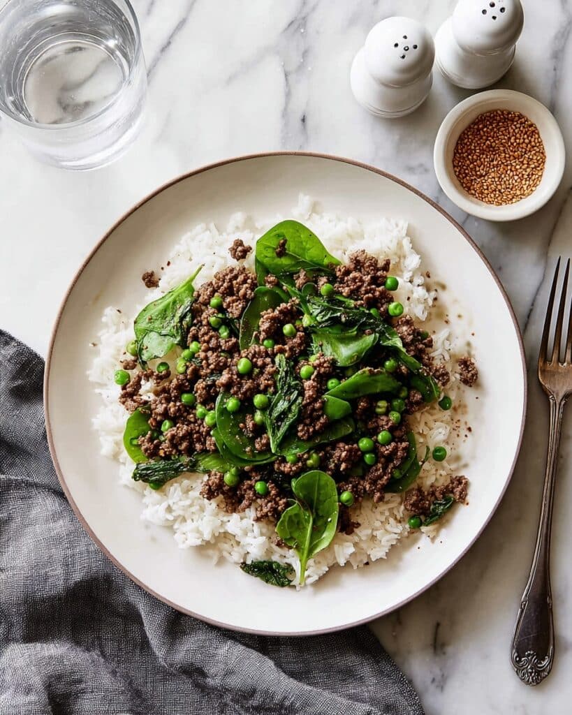 Ginger Ground Beef Bowls (Soboro Donburi) Recipe