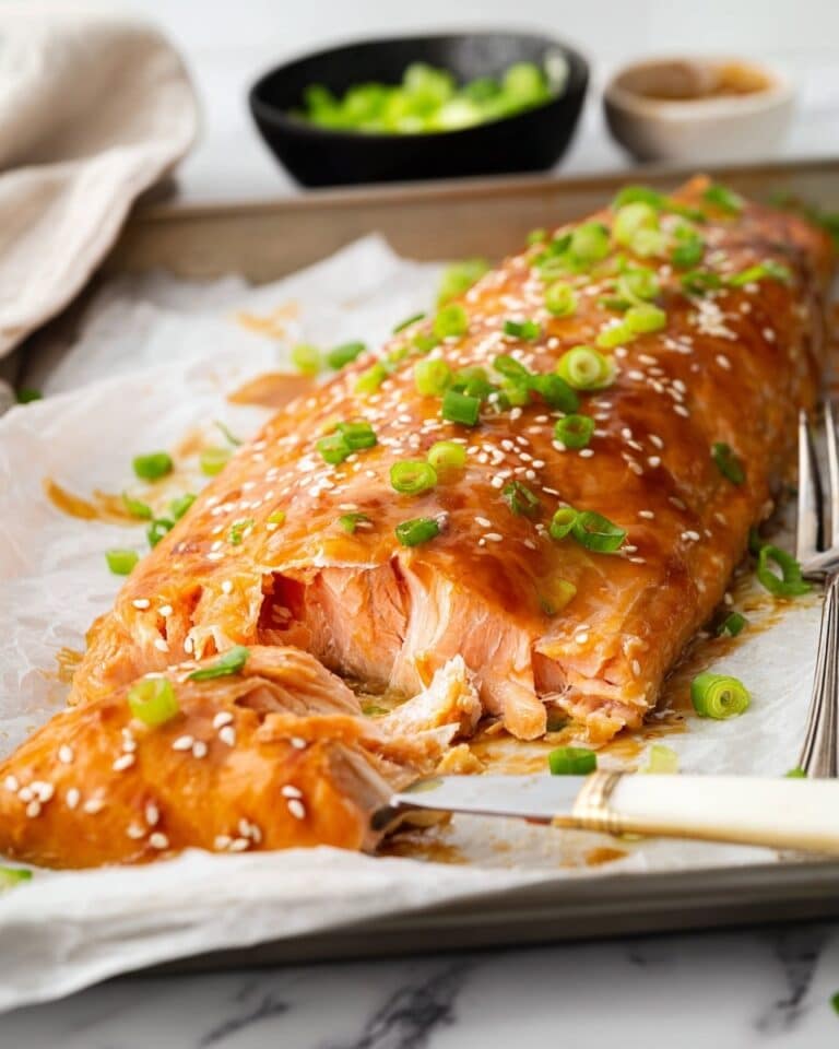Baked Teriyaki Glazed Salmon Recipe