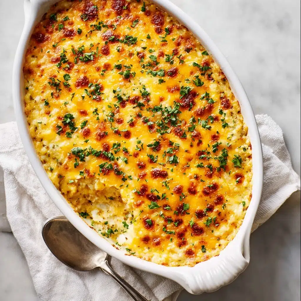 Cheesy Chicken and Cauliflower Rice Casserole Recipe - Recipe Image