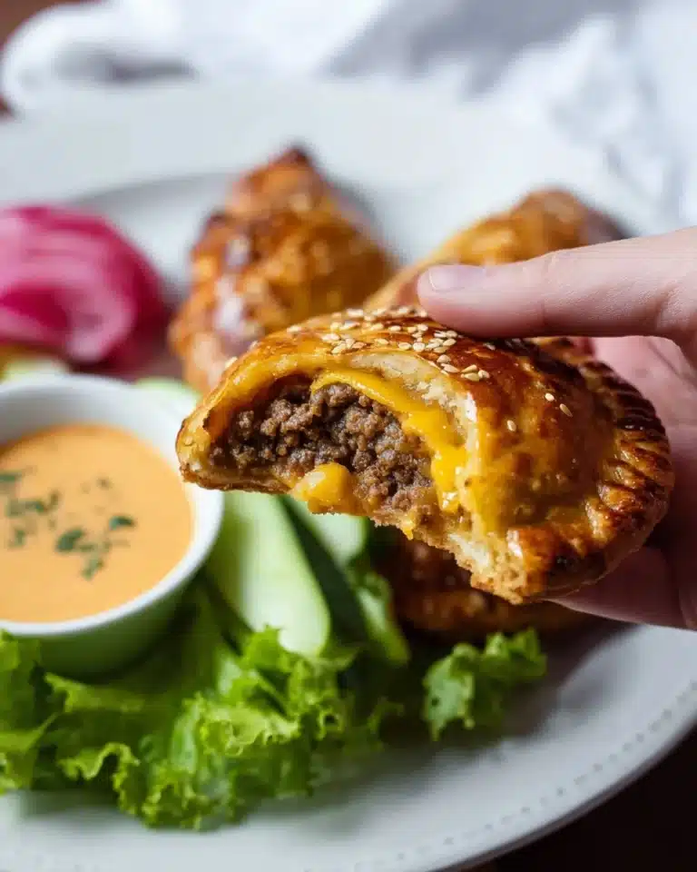 (Easy Peasy!) Keto Cheeseburger Pockets Recipe