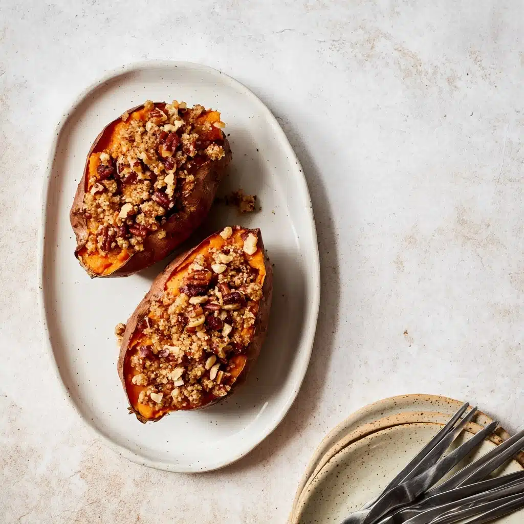 Twice Baked Sweet Potatoes Recipe - Recipe Image