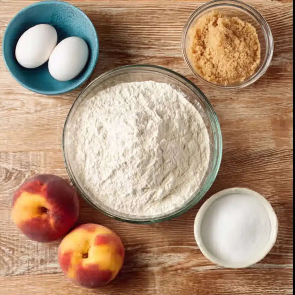 Peach Cobbler Cheesecake Bars Recipe - Recipe Image