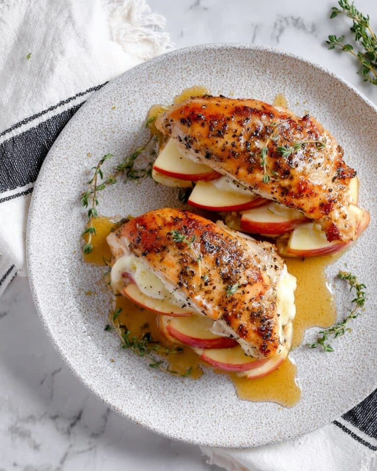 Apple and Brie Stuffed Chicken Breast with Maple Glaze Recipe