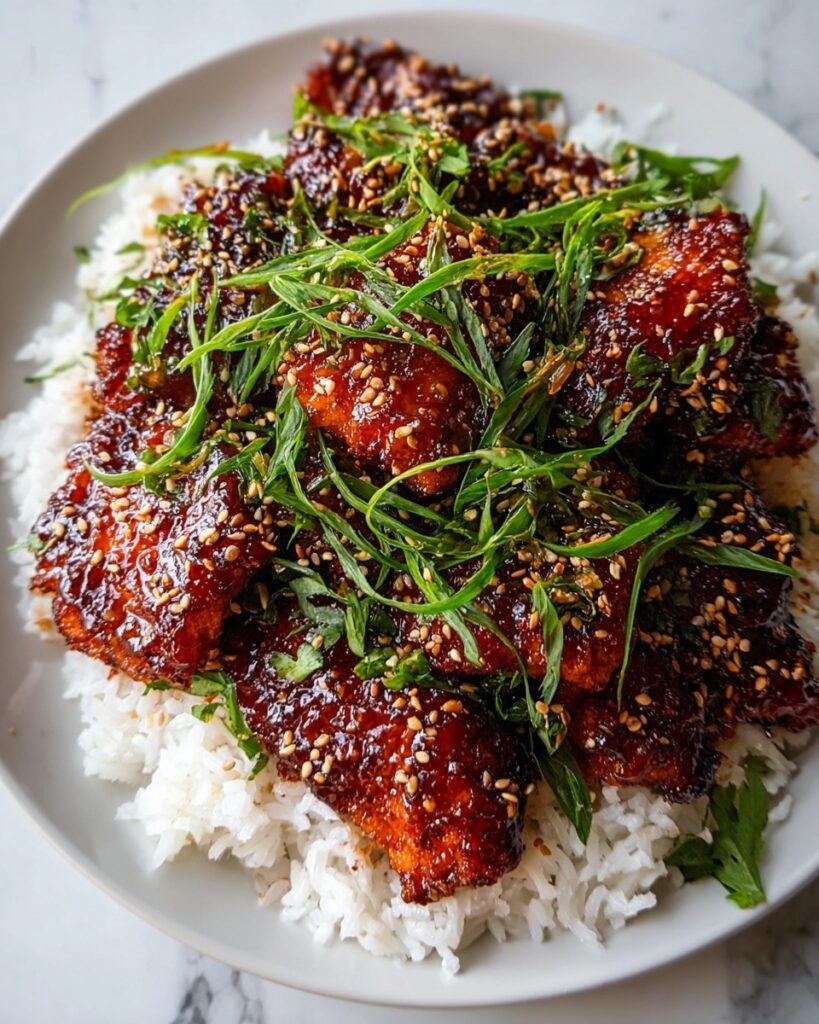 Sweet and Spicy Gochujang Korean Chicken Recipe