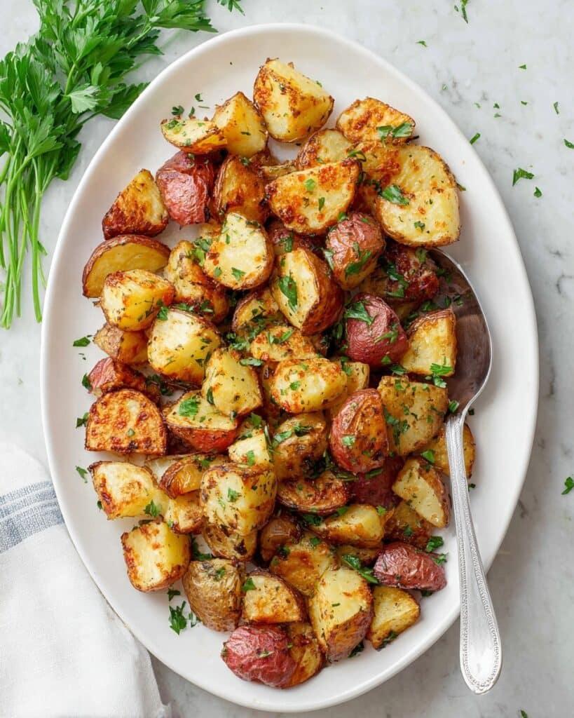 Garlic Roasted Potatoes Recipe