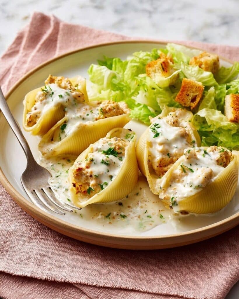 Creamy Seafood-Stuffed Pasta Shells Recipe