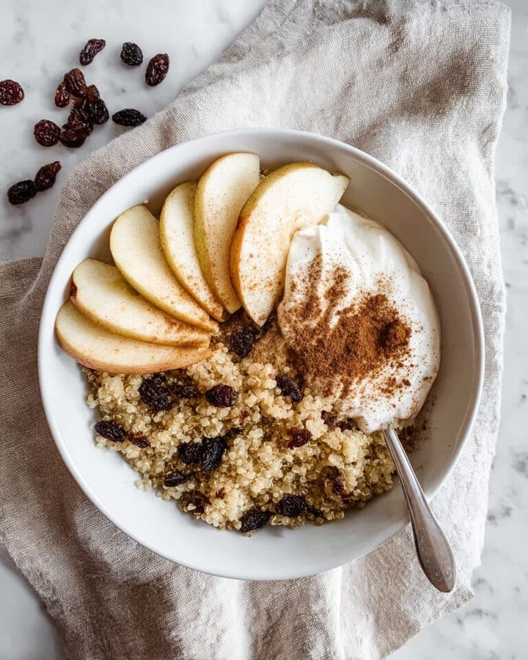 Breakfast Quinoa Apple Bowl Recipe