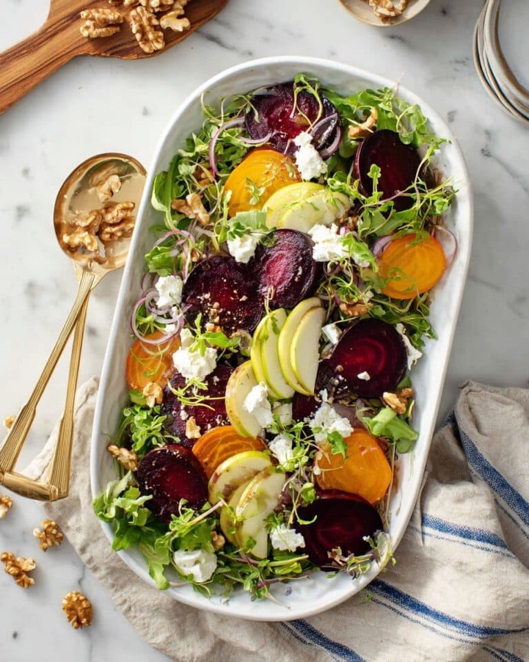 Beet Salad with Goat Cheese and Balsamic Recipe